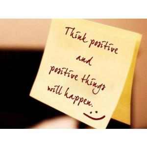 Σκέψου θετικά και θετικά πράγματα θα συμβούν